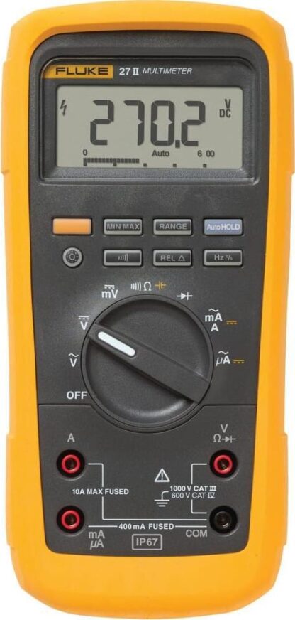 Fluke 287 CAL - Multímetro de registro electrónico de verdadero valor eficaz (incluye calibración trazable NIST con datos)