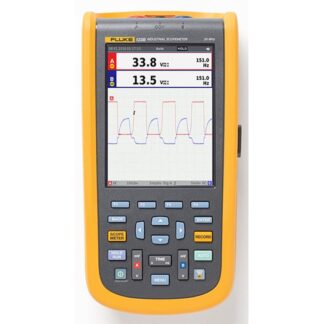 Osciloscopio de mano Fluke 123B-NA-S Industrial ScopeMeter de 20 MHz y kit SCC (Norteamérica)