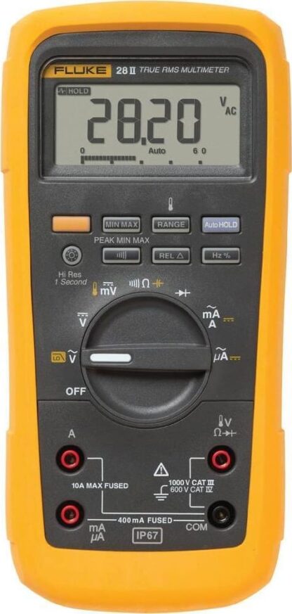 Multímetro industrial Fluke 28-II Rugged IP 67