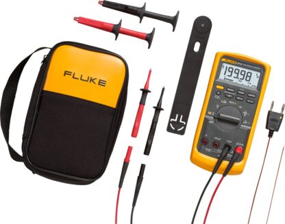 Fluke 87V/E2 - Kit combinado de electricista industrial con multímetro 87-5 y accesorios adicionales