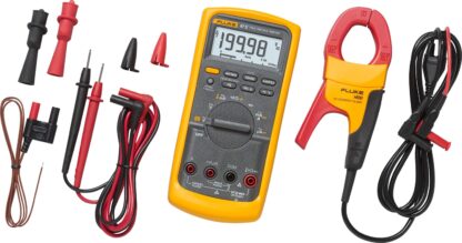 Multímetro digital Fluke 107 ESP del tamaño de la palma de la mano, CAT III 600 V