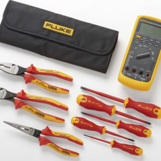 Kit de inicio de multímetro para electricistas y herramientas manuales aisladas Fluke IB875K