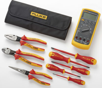 Kit de inicio de multímetro para electricistas y herramientas manuales aisladas Fluke IB875K