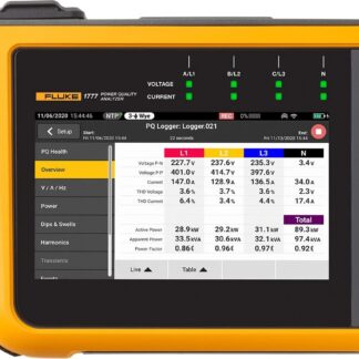 Fluke 1777 - Analizador trifásico de calidad de energía