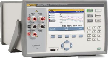 Escáner de temperatura de precisión Fluke 1586A 120/C Super-DAQ, solo mainframe, 120 V, calibración acreditada