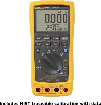 Fluke 789 CAL - Medidor de proceso (incluye calibración trazable NIST con datos)