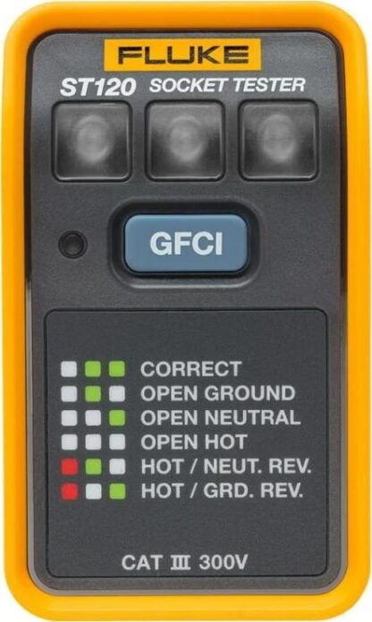 Fluke ST120 - Comprobador de sockets GFCI