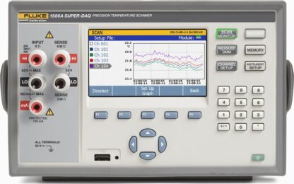 Escáner de temperatura de precisión Fluke 1586A/1HC 120 Super-DAQ, 1 módulo de alta capacidad, 120 V