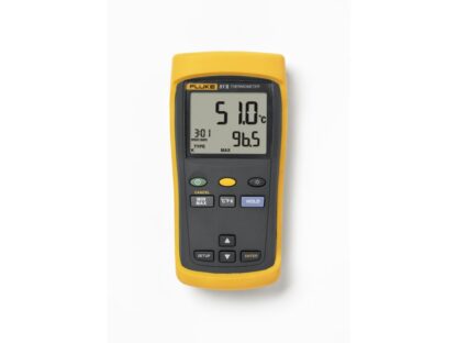 Fluke 51-2 CAL - Termómetro digital portátil de entrada única (incluye calibración trazable al NIST con datos)