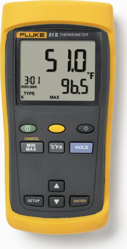 Fluke 51-2 60HZ - Termómetro digital portátil de una sola entrada