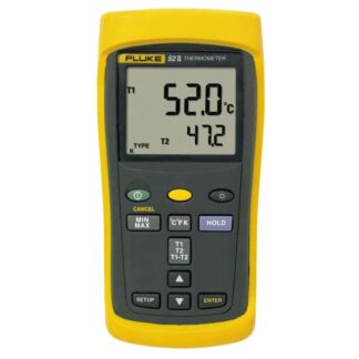 Fluke 52-2 CAL - Termómetro digital de doble sonda (incluye calibración trazable al NIST con datos)