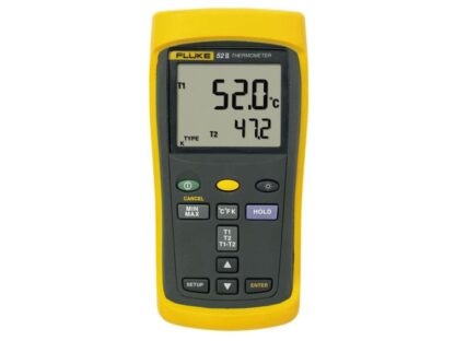 Fluke 52-2 CAL - Termómetro digital de doble sonda (incluye calibración trazable al NIST con datos)