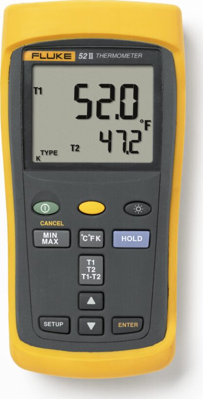 Fluke 52-2 60 HZ - Termómetro digital de doble sonda