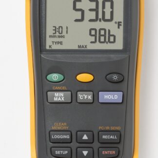 Fluke 53-2 B 60HZ - Termómetro digital de entrada única con registro de datos