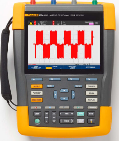 Fluke MDA-550-III - Analizador de accionamiento de motor, 500 MHz, 4 canales