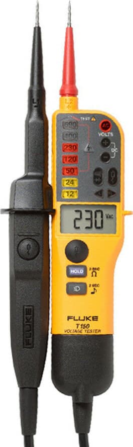 Fluke T150 - Comprobador eléctrico de tensión y continuidad bipolar