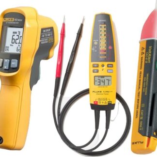 Termómetro infrarrojo portátil Fluke FL62MAX+/T+PRO/1AC, comprobador eléctrico, detector de tensión VoltAlert