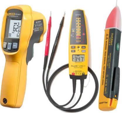 Termómetro infrarrojo portátil Fluke FL62MAX+/T+PRO/1AC, comprobador eléctrico, detector de tensión VoltAlert